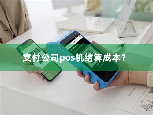 支付公司pos机结算成本？